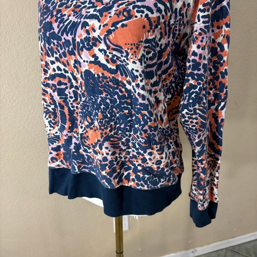 Mother Denim Womens Tigers Prints sweatshirt Sz M - Picture 4 of 13